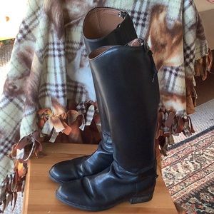 Ariat black leather riding boots